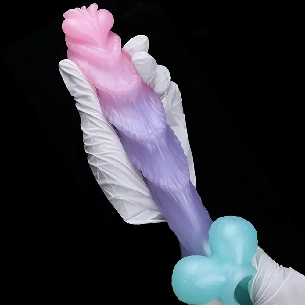 Spiral Fantasy Dildo 7.4 In - Silicone Monster Dildo