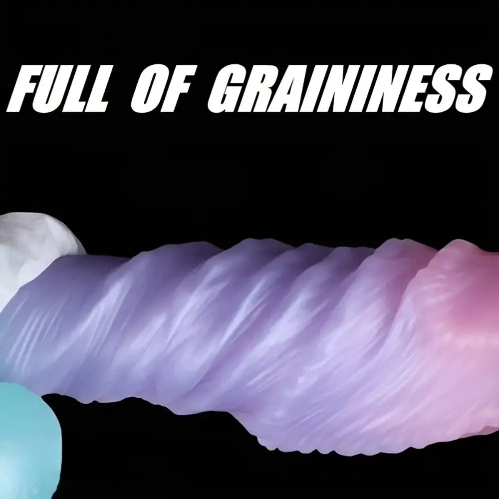 Spiral Fantasy Dildo 7.4 In - Silicone Monster Dildo