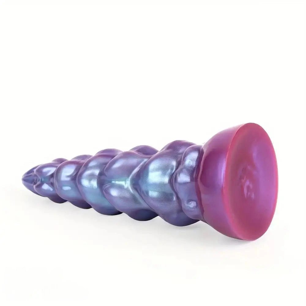 Spiral Horn Fantasy Dildo - Silicone Monster Dildo