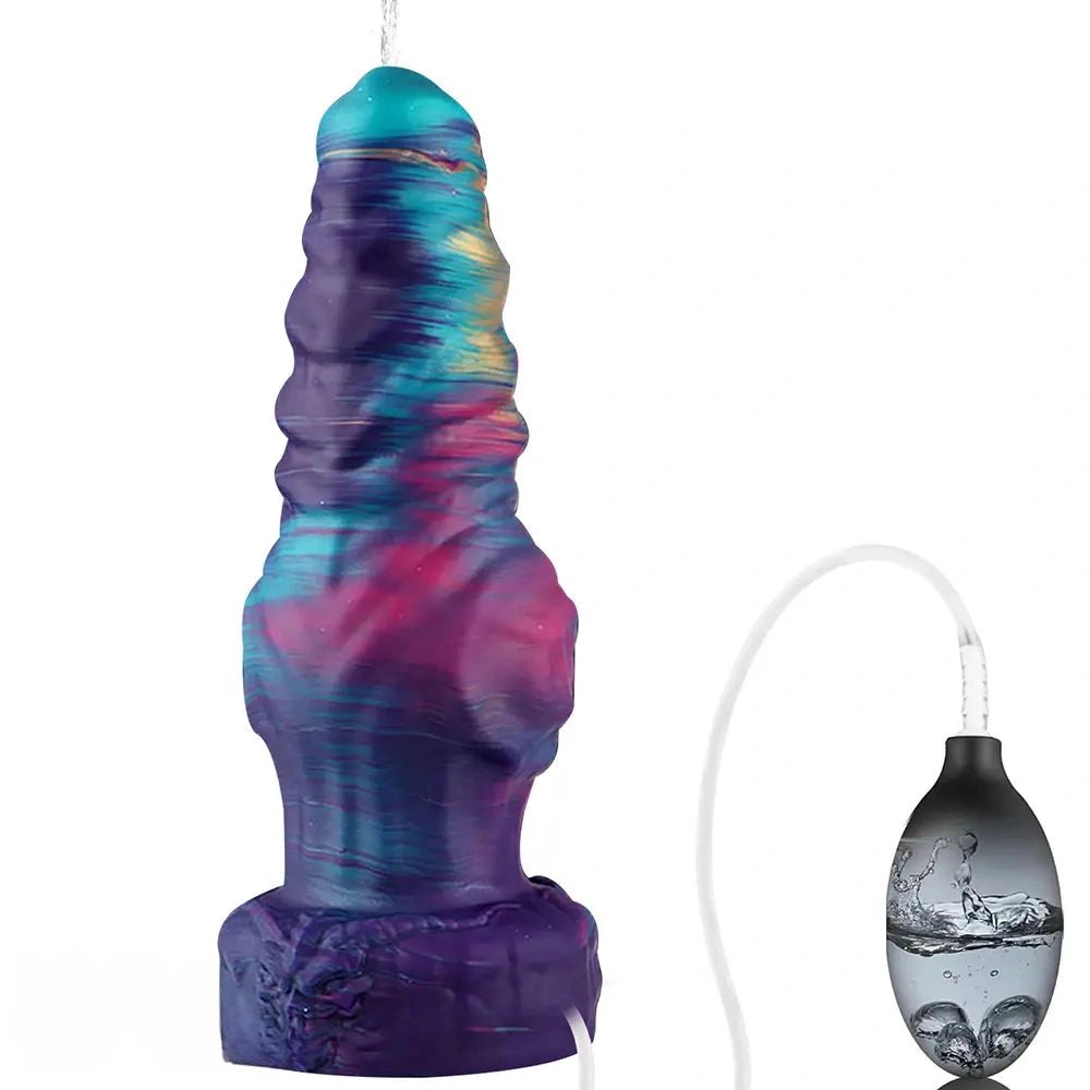 Spiral Knot Fantasy Dildo - Knotted Animal Style Dildo
