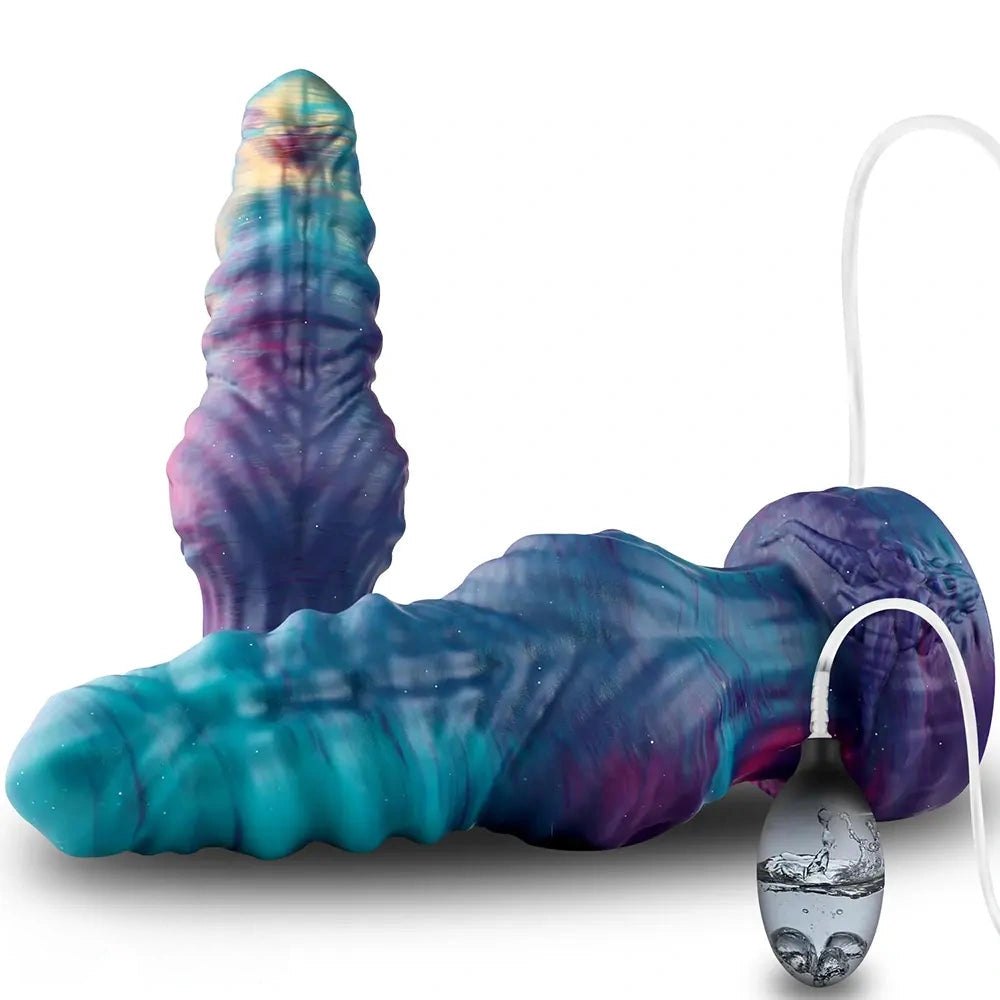 Spiral Knot Fantasy Dildo - Knotted Animal Style Dildo