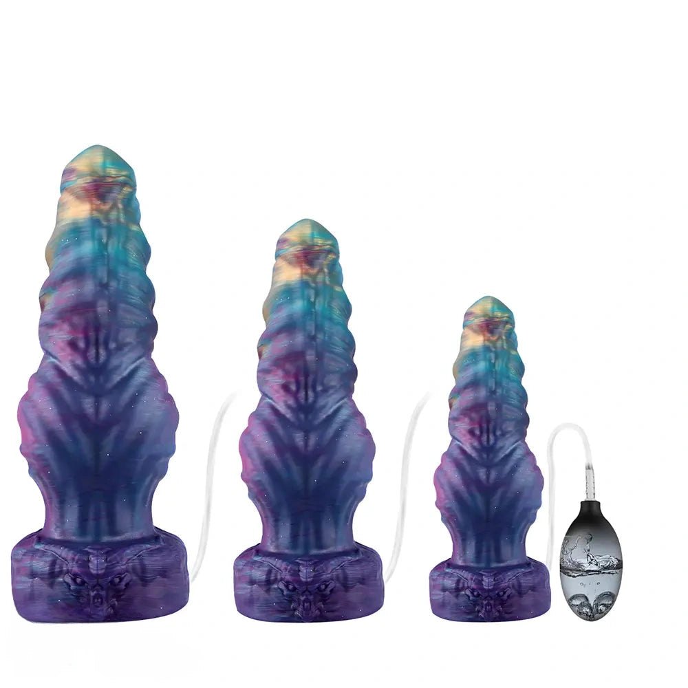 Spiral Knot Fantasy Dildo - Knotted Animal Style Dildo
