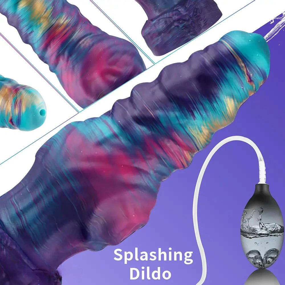Spiral Knot Fantasy Dildo - Knotted Animal Style Dildo