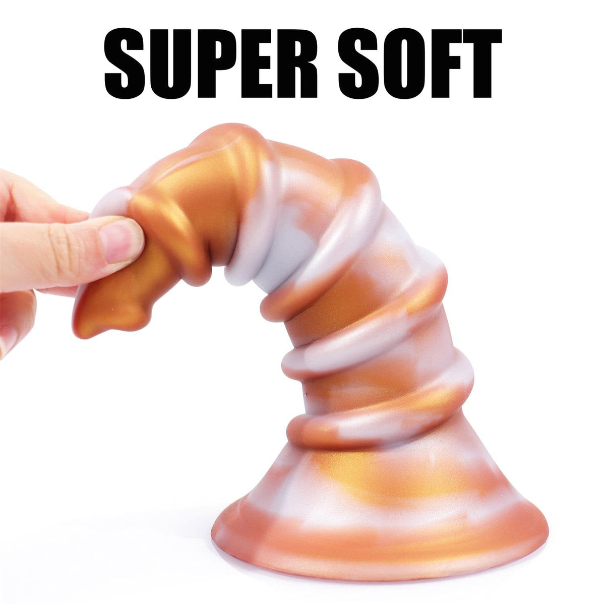 Spiral Screw Thick Anal Plug - Thick Silicone Anal Plug