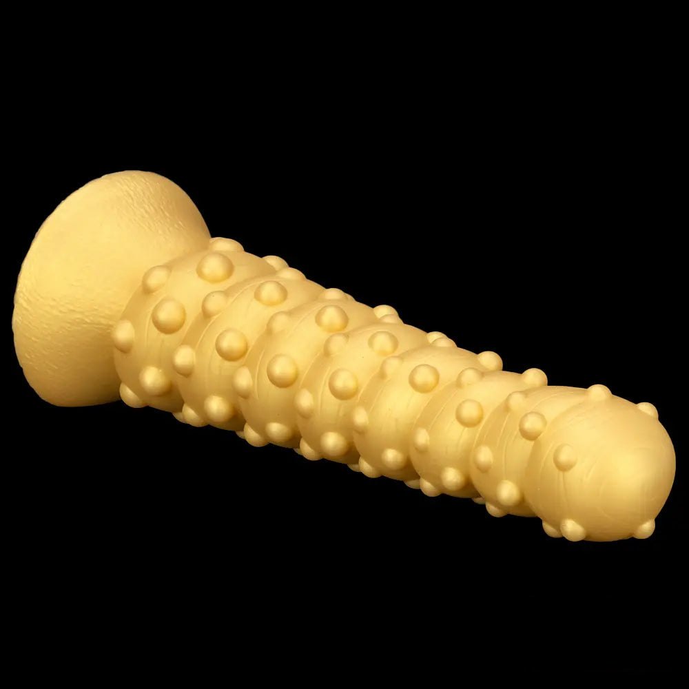 Spiral Spiked Anal Dildo, 3 Sizes - Silicone Anal Dildo