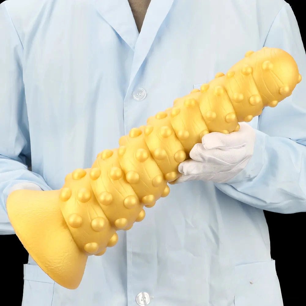 Spiral Spiked Anal Dildo, 3 Sizes - Silicone Anal Dildo