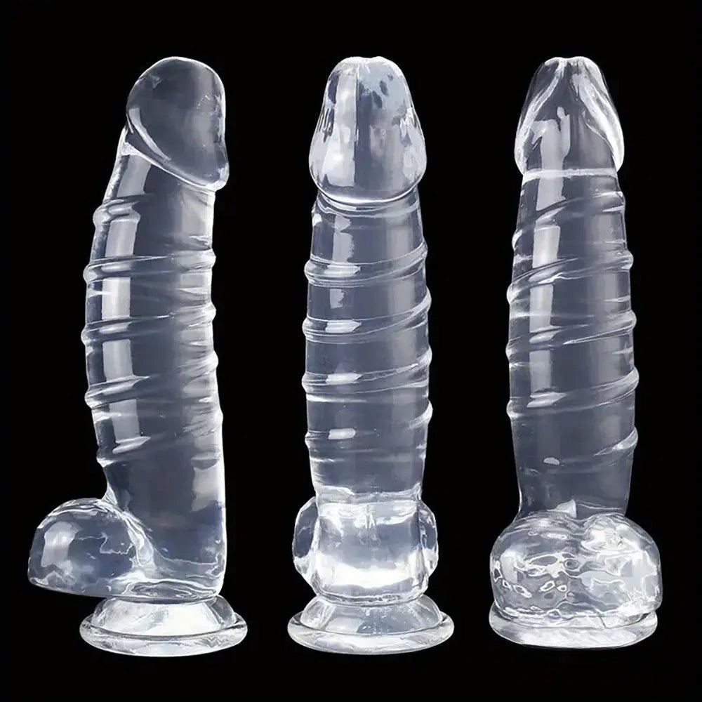 Spiral Suction Cup Dildo 12.9in - Realistic Hands-Free Dildo