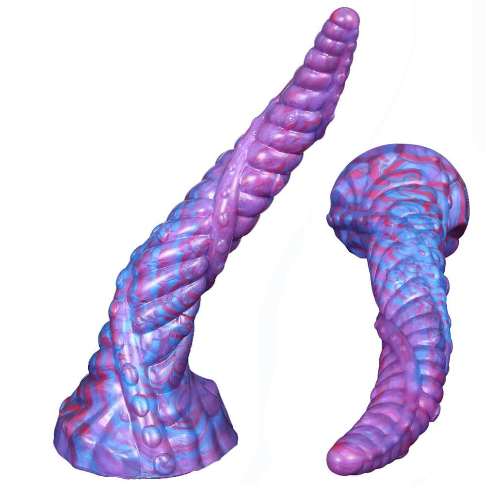 Spiral Tentacle Fantasy Dildo 11 in - Fantasy Monster Dildo