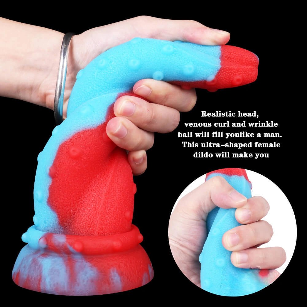 Spiral Tentacle Fantasy Dildo 8.66in - Fantasy Dildo