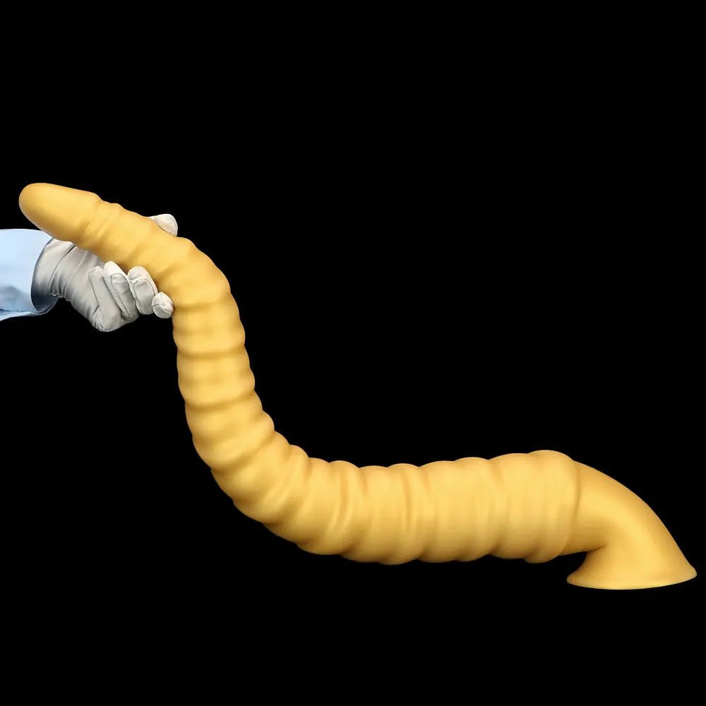 Spiral Thread Fantasy Dildo - Large Thick Huge Dildo