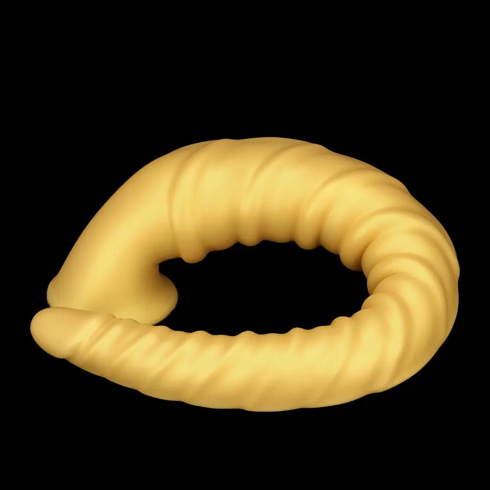 Spiral Thread Fantasy Dildo - Large Thick Huge Dildo