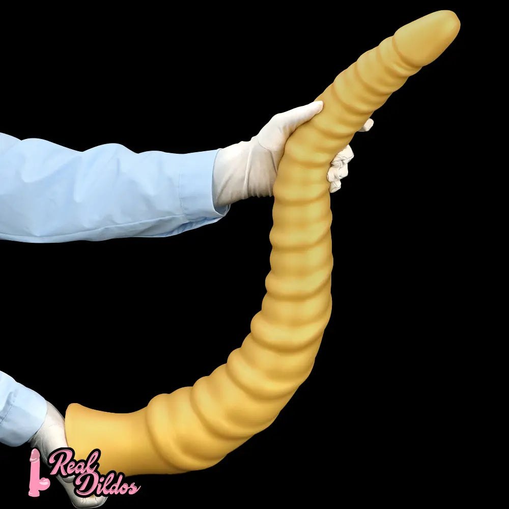 Spiral Thread Fantasy Dildo - Large Thick Huge Dildo