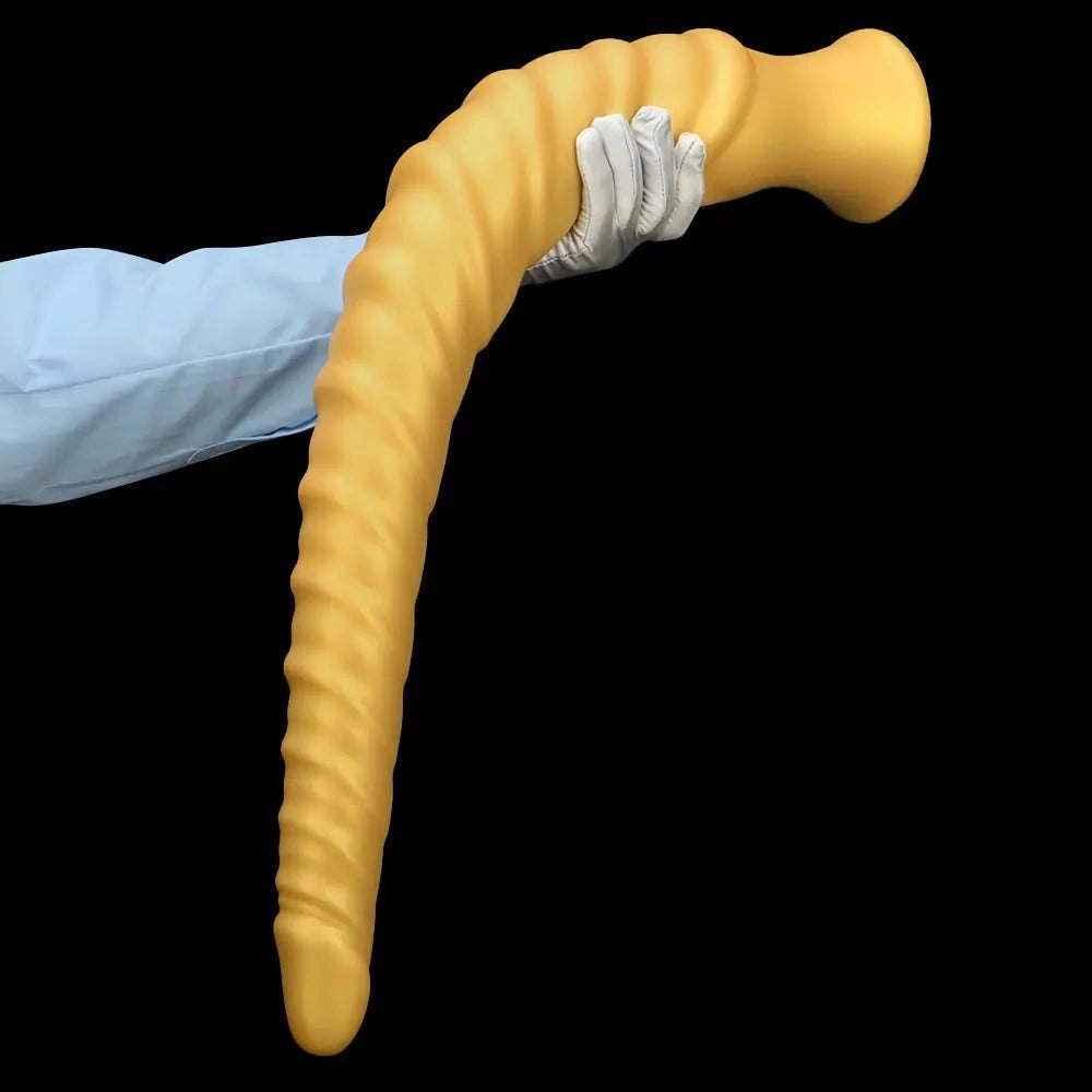 Spiral Thread Fantasy Dildo - Large Thick Huge Dildo
