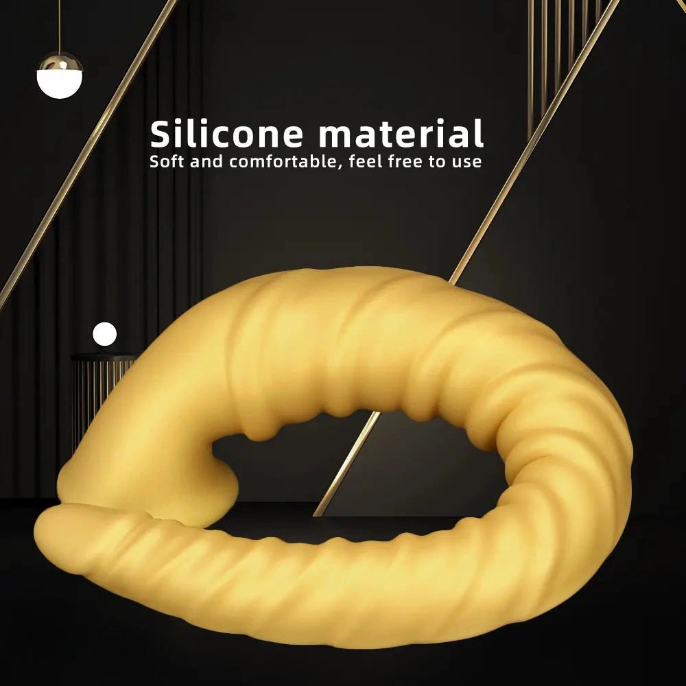 Spiral Thread Fantasy Dildo - Large Thick Huge Dildo