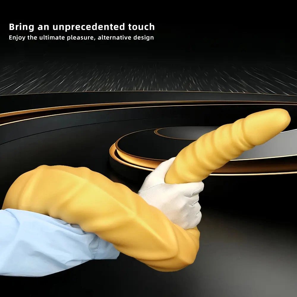 Spiral Thread Fantasy Dildo - Large Thick Huge Dildo