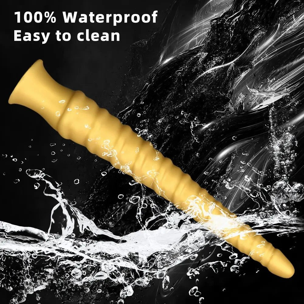 Spiral Thread Fantasy Dildo - Large Thick Huge Dildo