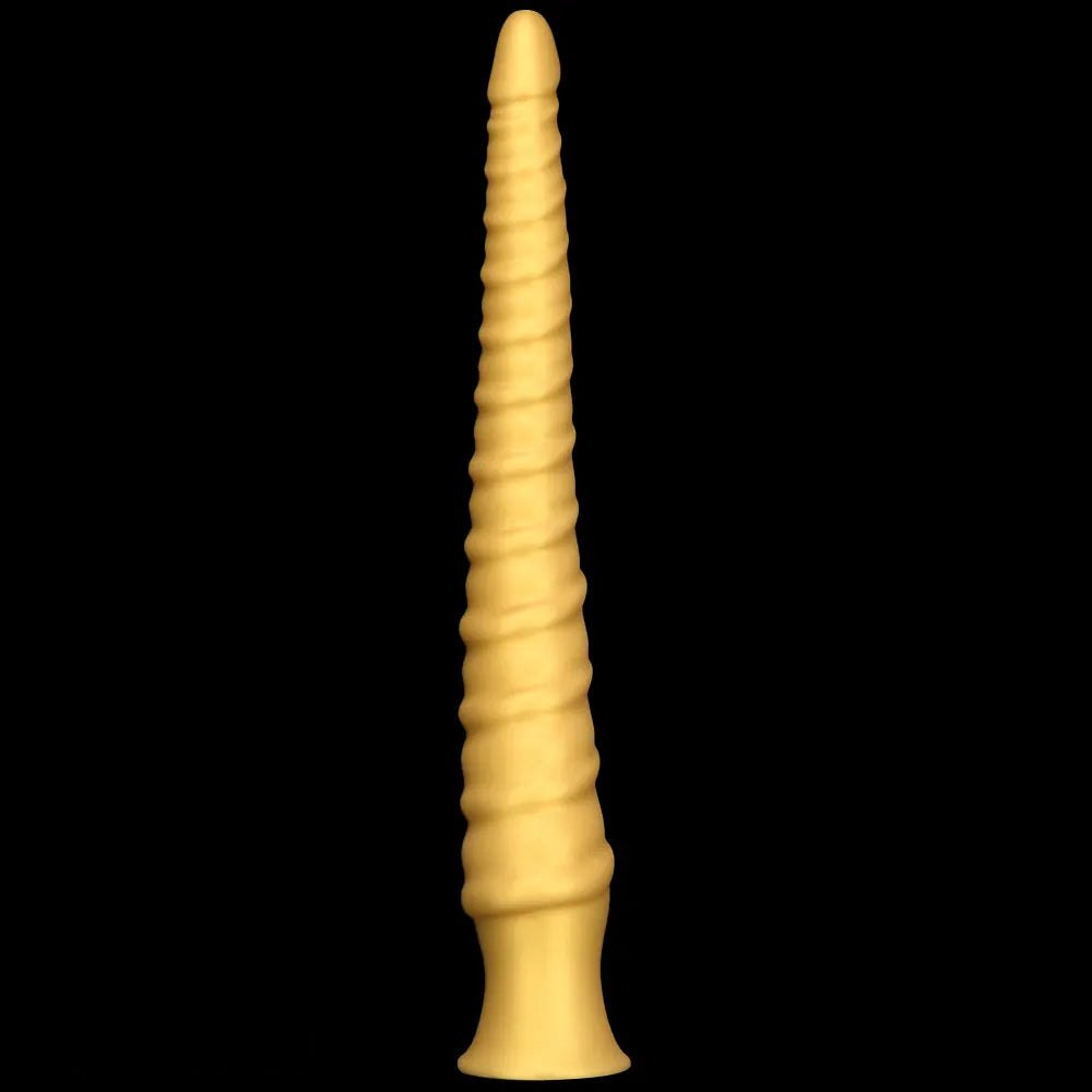 Spiral Thread Fantasy Dildo - Large Thick Huge Dildo