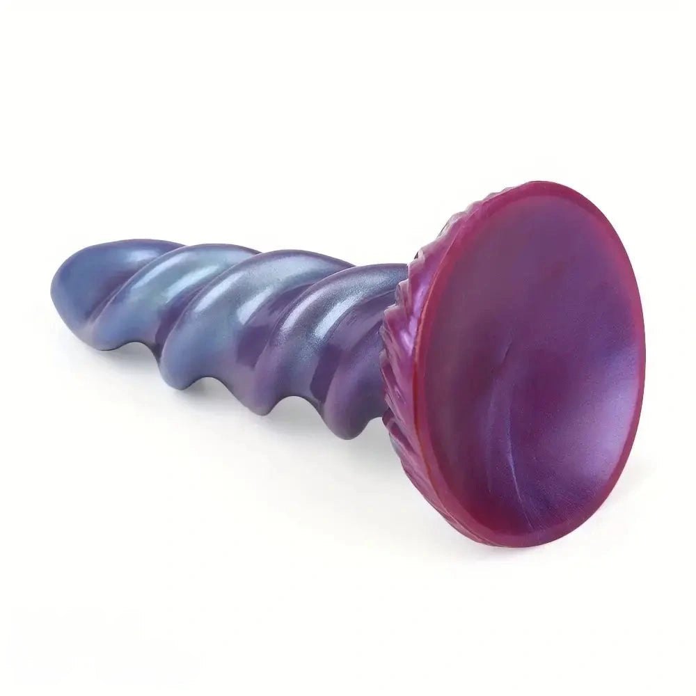 Spiral Twist Fantasy Dildo - Silicone Monster Fantasy Dildo