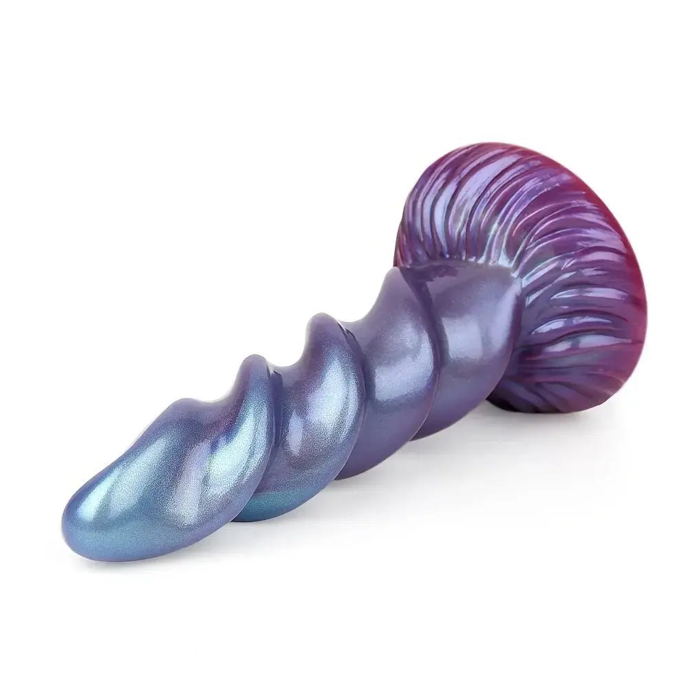 Spiral Twist Fantasy Dildo - Silicone Monster Fantasy Dildo