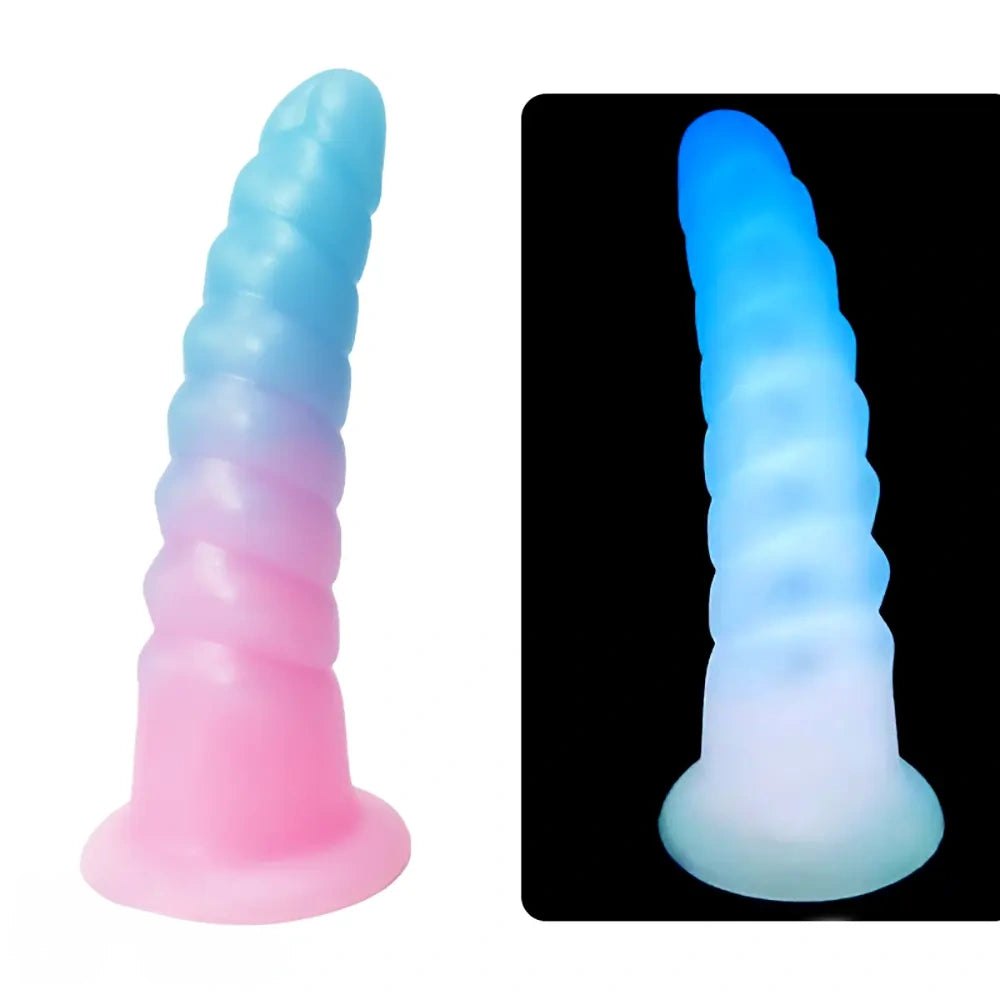 Spiral Wave Fantasy Dildo - Silicone Monster Dildo