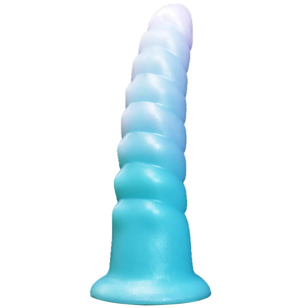 Spiral Wave Fantasy Dildo - Silicone Monster Dildo