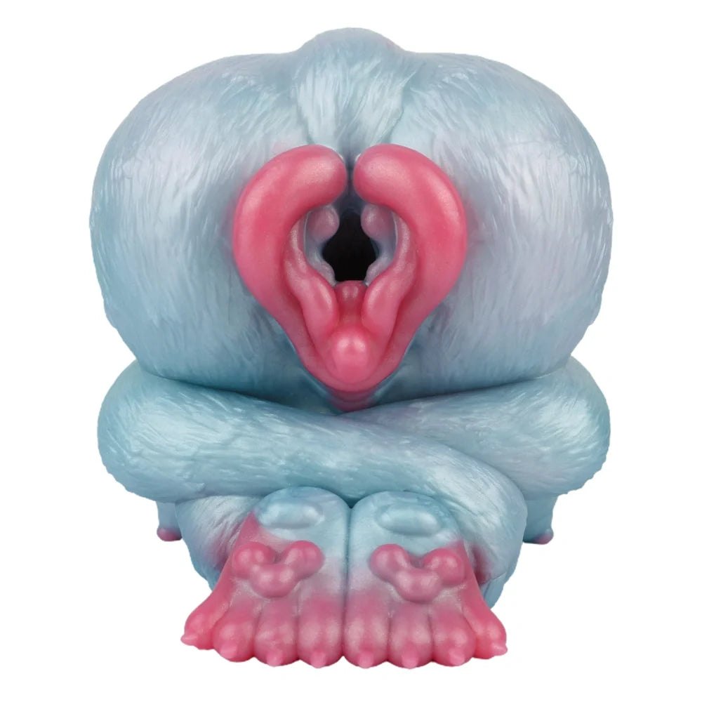 Spots Leopard Furry Masturbator - Single Channel Toy