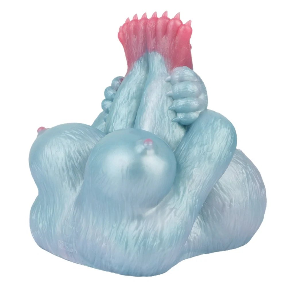 Spots Leopard Furry Masturbator - Single Channel Toy