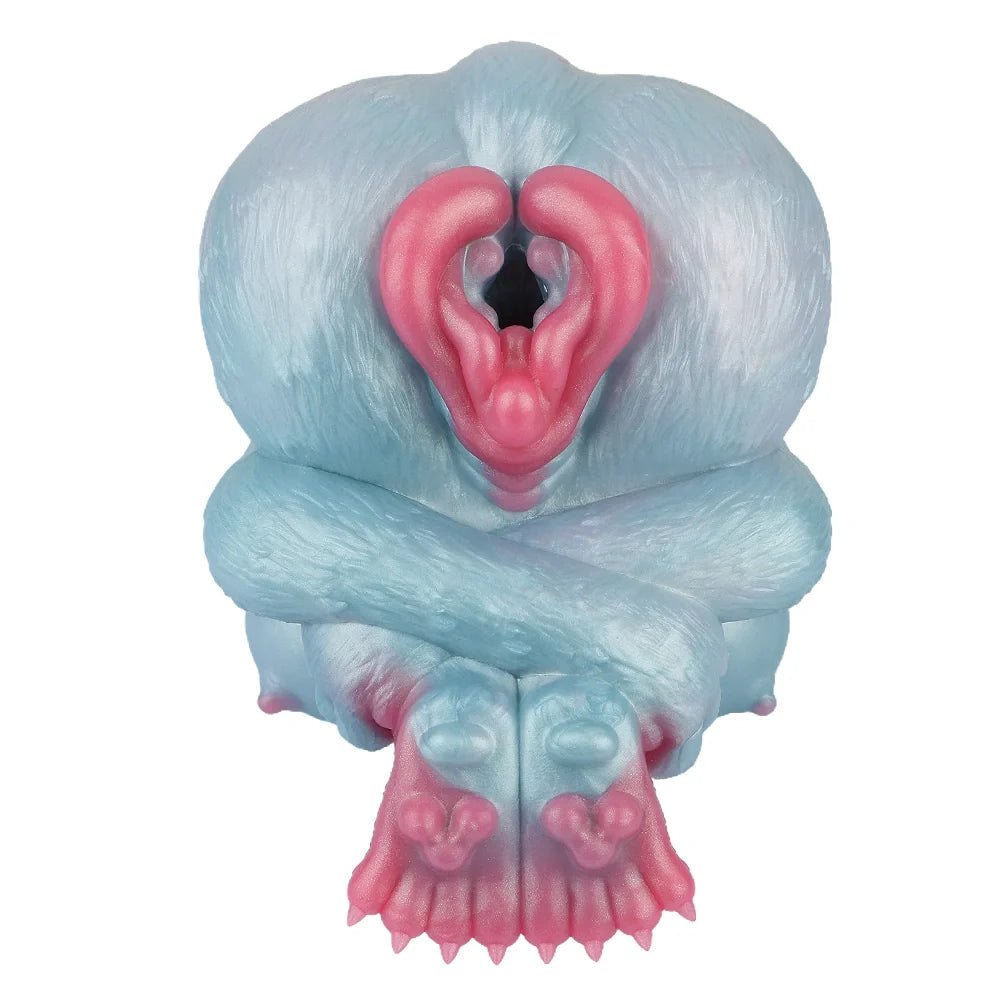 Spots Leopard Furry Masturbator - Single Channel Toy