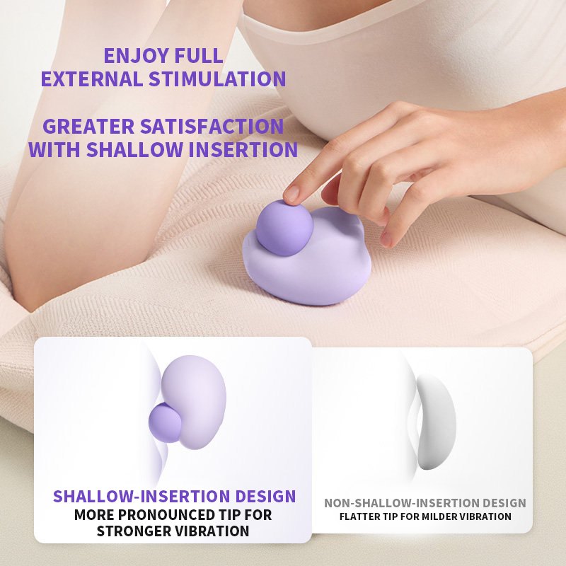 Squeeze Ball Dual-Zone Vibrator - Clitoral Stimulator Toy