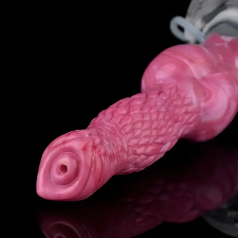 Squirting Dog Knot Dildo - Animal Style Silicone Dildo