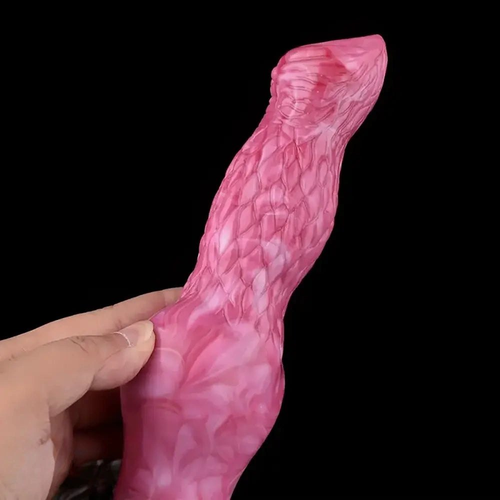 Squirting Dog Knot Dildo - Animal Style Silicone Dildo