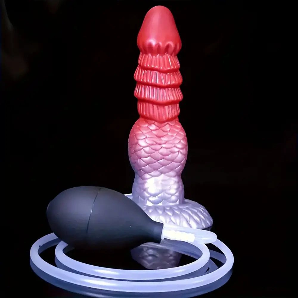 Squirting Dragon Fantasy Dildo - Silicone Dragon Dildo