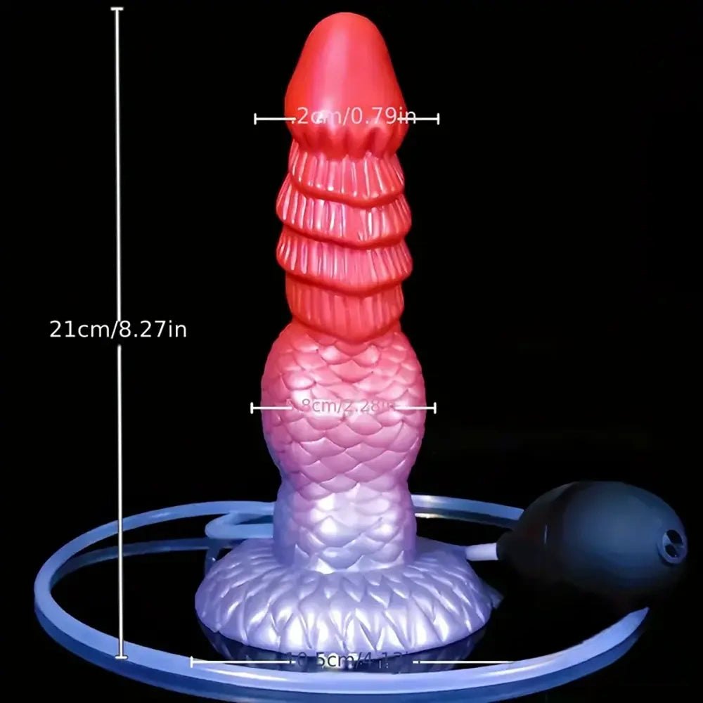 Squirting Dragon Fantasy Dildo - Silicone Dragon Dildo