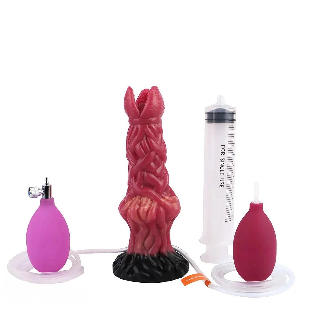 Squirting Fantasy Dildo 8 In - Silicone Fantasy Creature Dildo