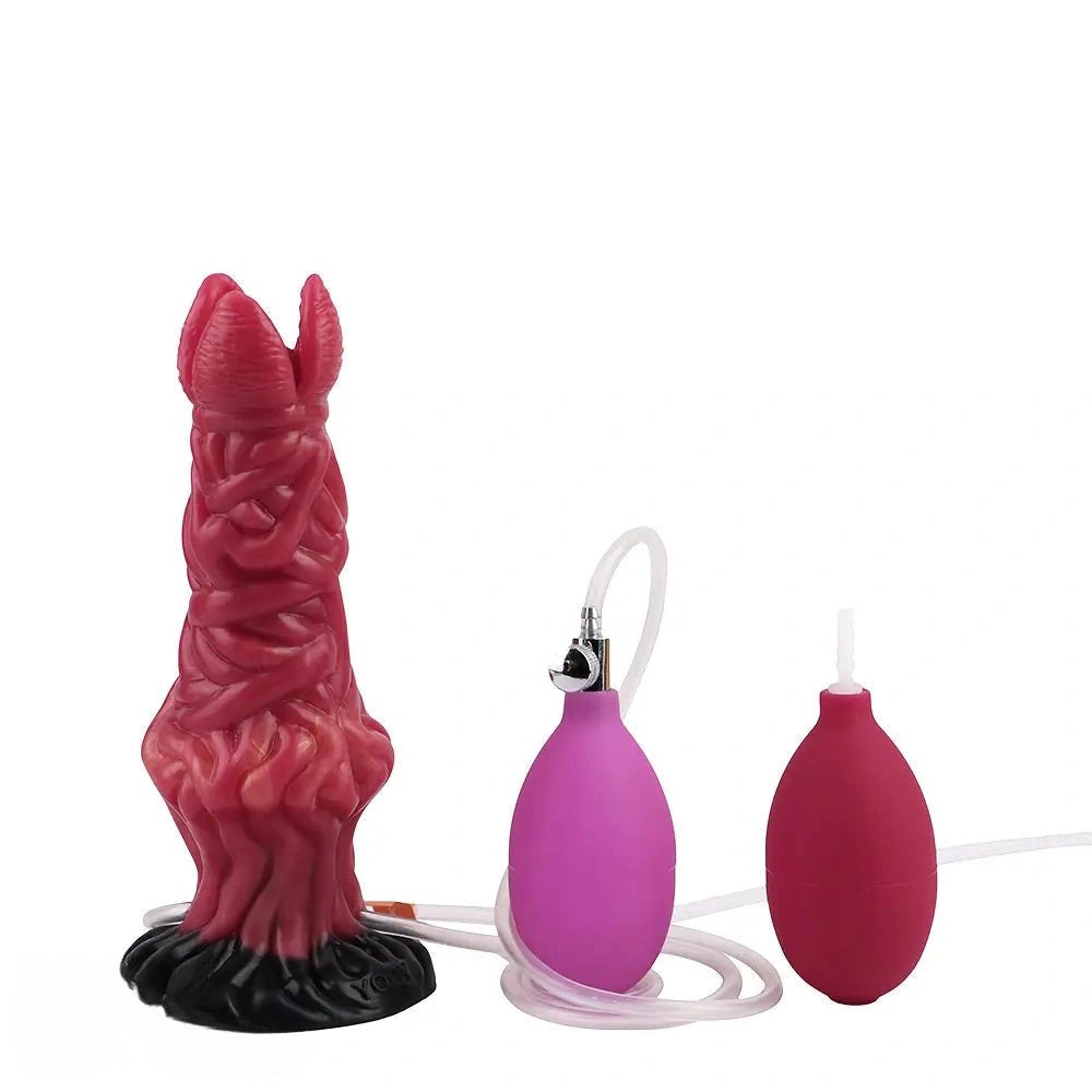 Squirting Fantasy Dildo 8 In - Silicone Fantasy Creature Dildo