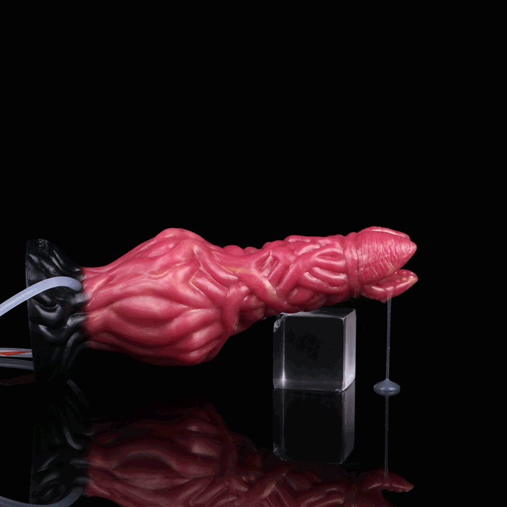 Squirting Fantasy Dildo 8 In - Silicone Fantasy Creature Dildo