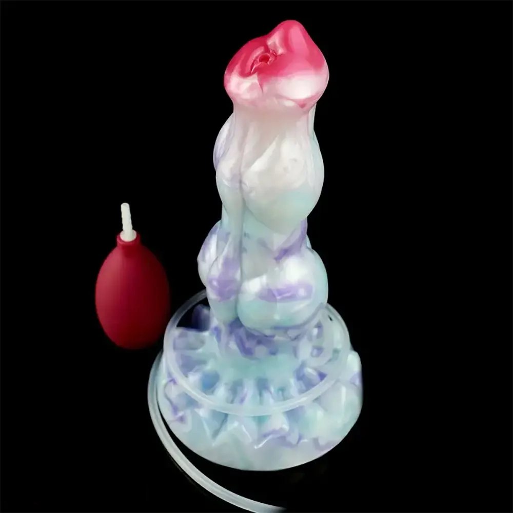 Squirting Fantasy Suction Dildo - Silicone Big Dildo
