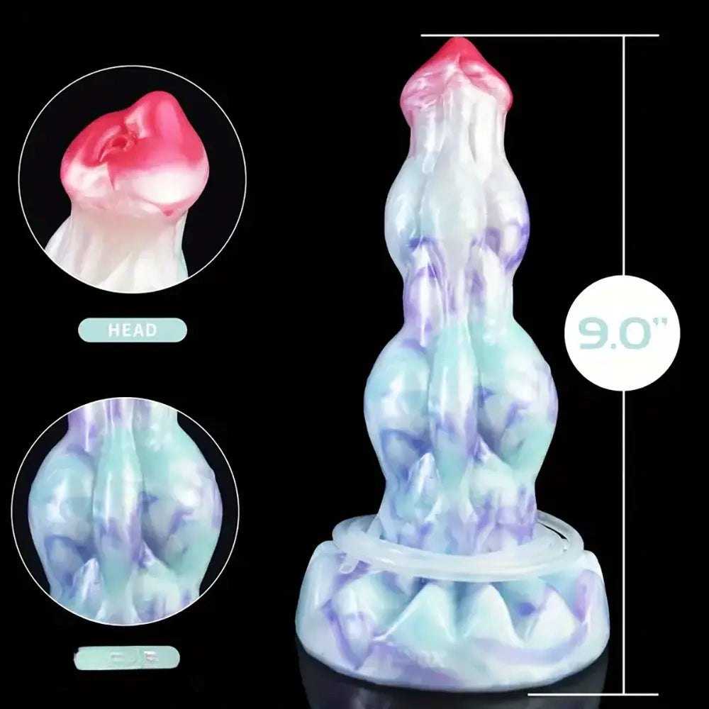 Squirting Fantasy Suction Dildo - Silicone Big Dildo