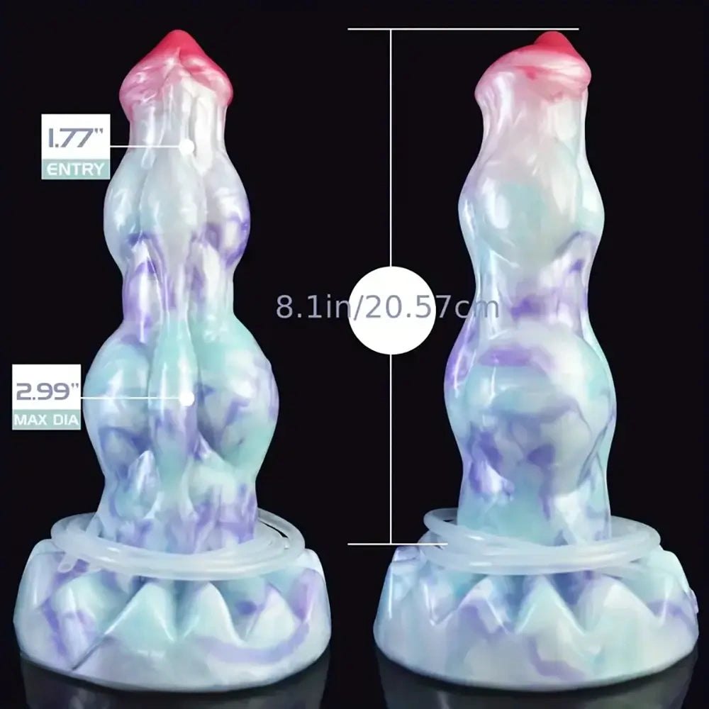 Squirting Fantasy Suction Dildo - Silicone Big Dildo