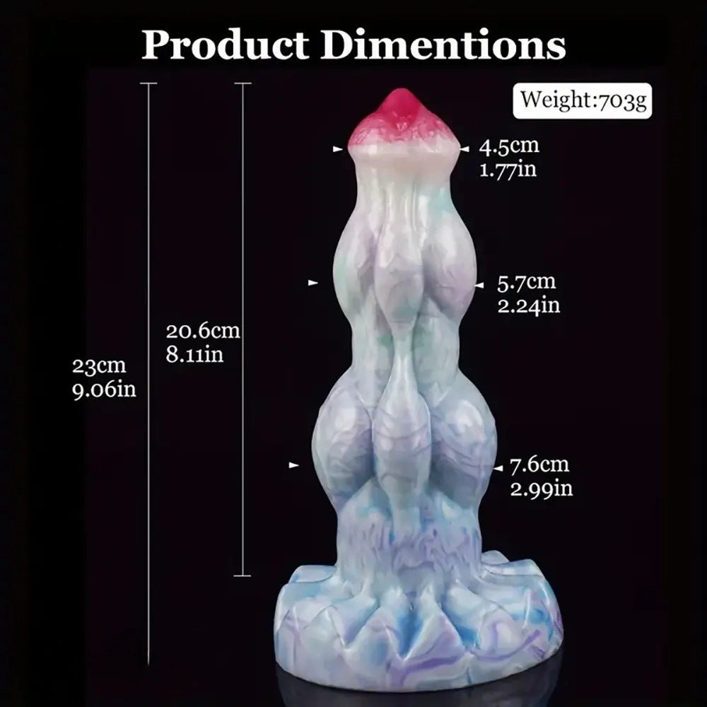 Squirting Fantasy Suction Dildo - Silicone Big Dildo