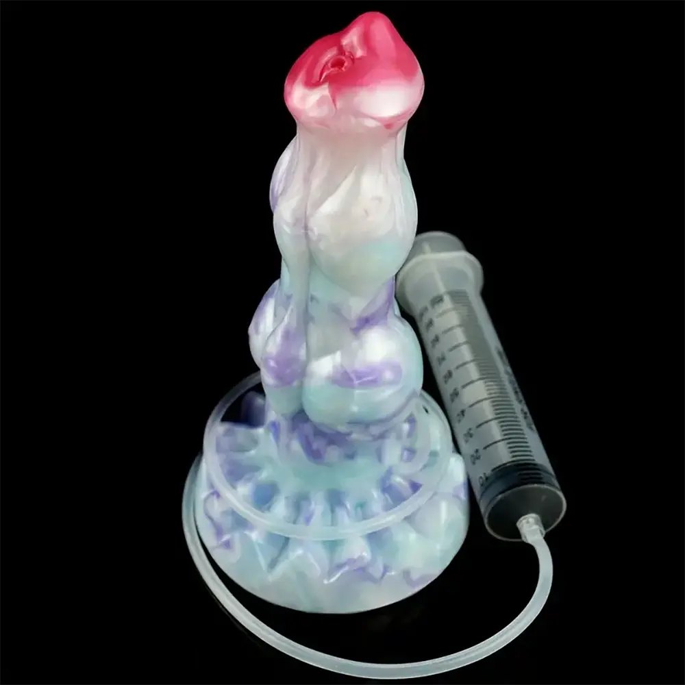 Squirting Fantasy Suction Dildo - Silicone Big Dildo