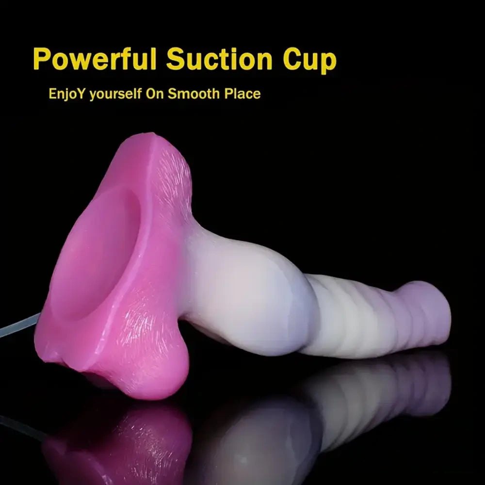 Squirting Knot Fantasy Dildo - Ejaculating Dildo 10 in