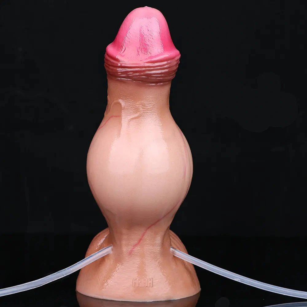 7.59in Squirting Realistic Dildo - Silicone Dildo With Airbag