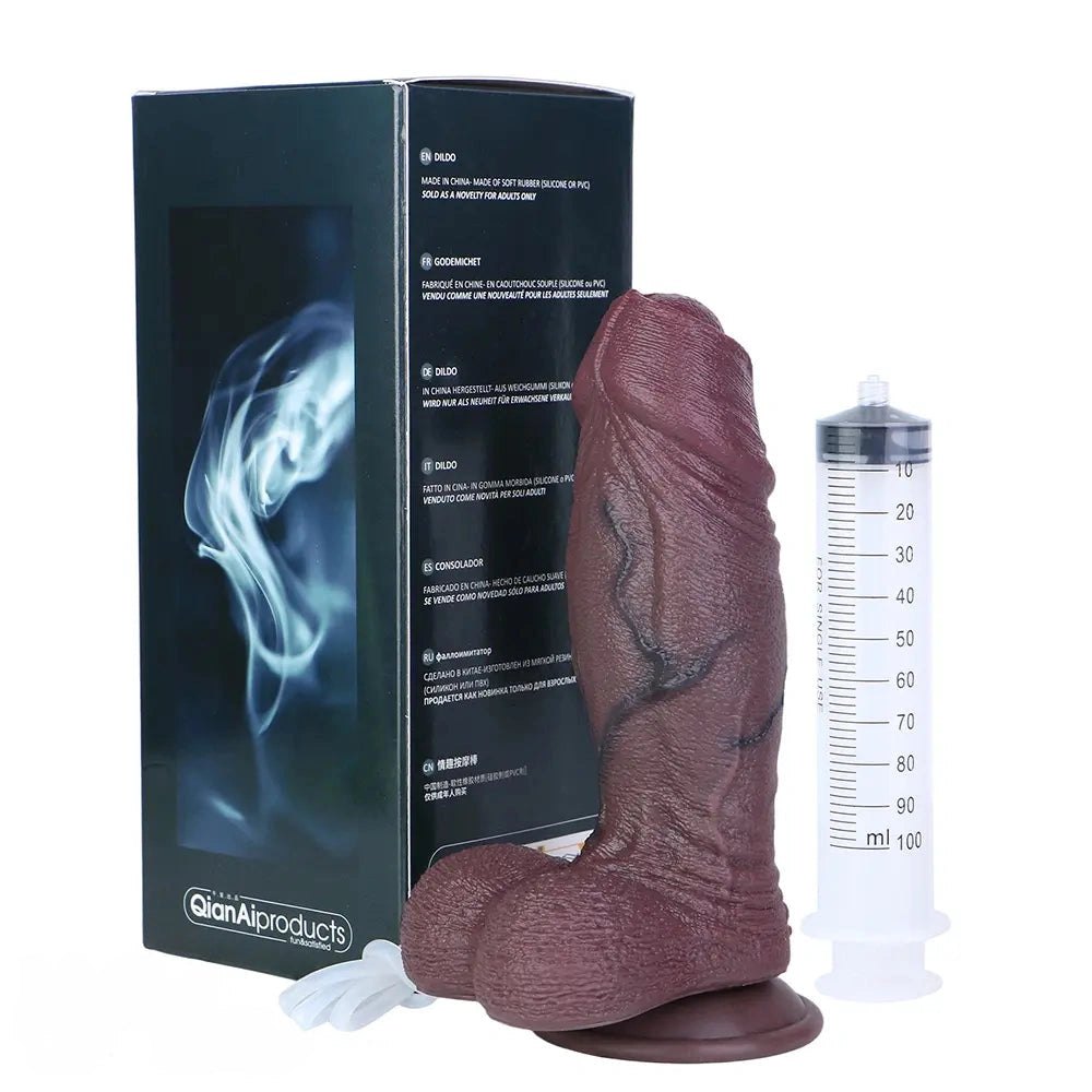 Squirting Realistic Dildo 8.66in - Realistic Silicone Dildo