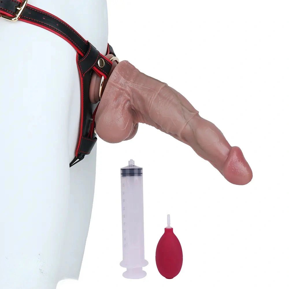 Squirting Silicone Dildo 10 Inch - Realistic Squirting Dildo