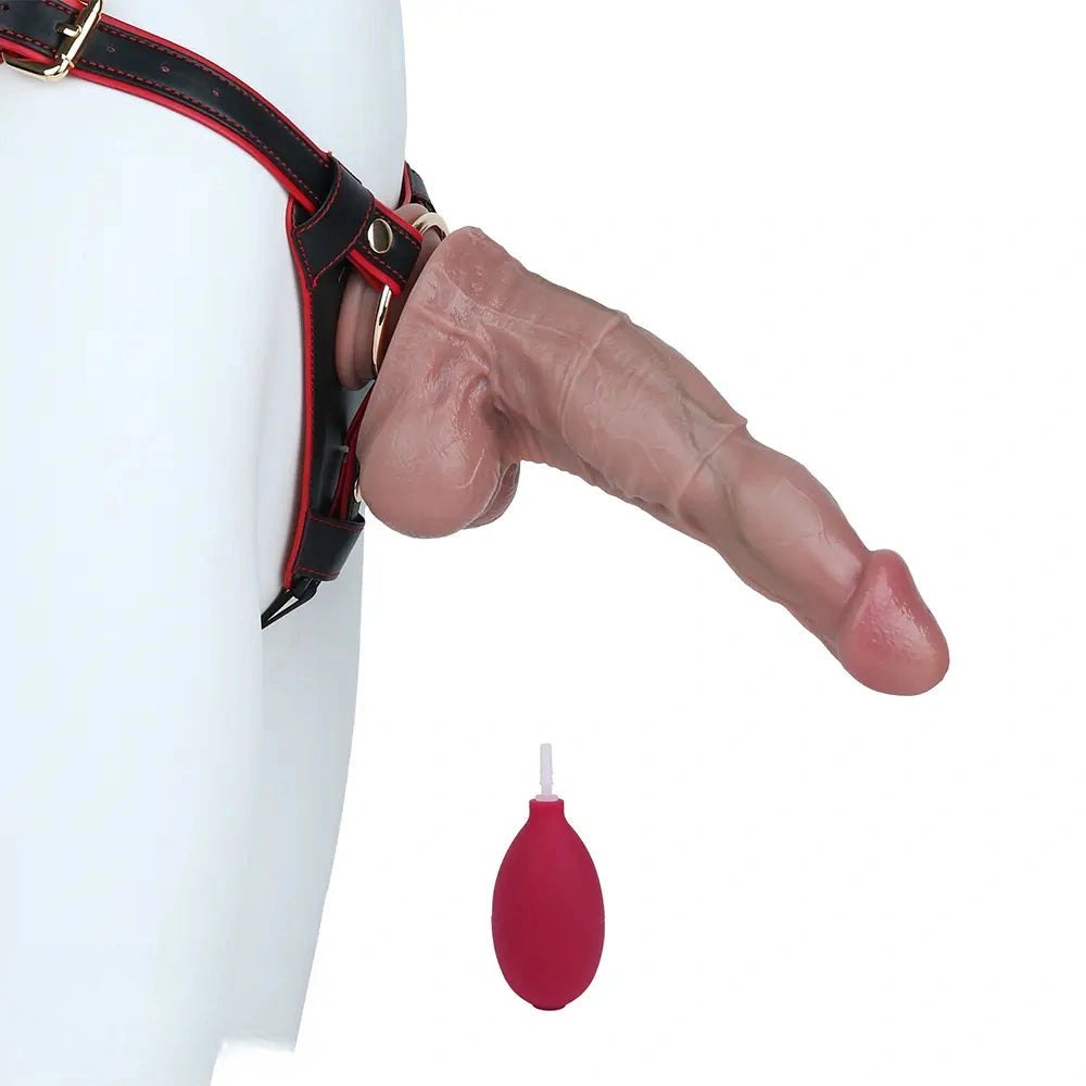 Squirting Silicone Dildo 10 Inch - Realistic Squirting Dildo