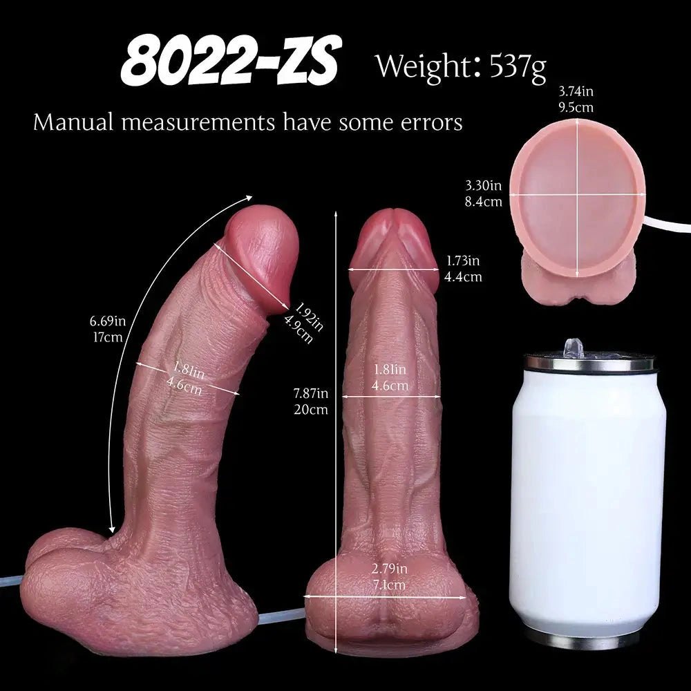 Squirting Silicone Dildo 7.87in - Squirting Realistic Dildo