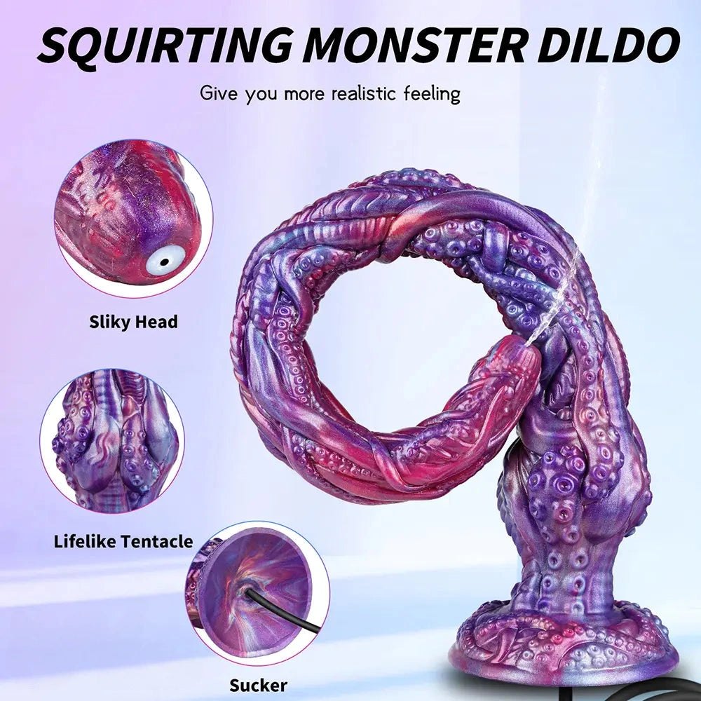 Squirting Tentacle Dildo - Monster Fantasy Dildo