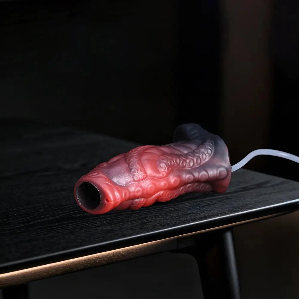 Squirting Tentacle Penis Sleeve - Cock Extension Sleeve