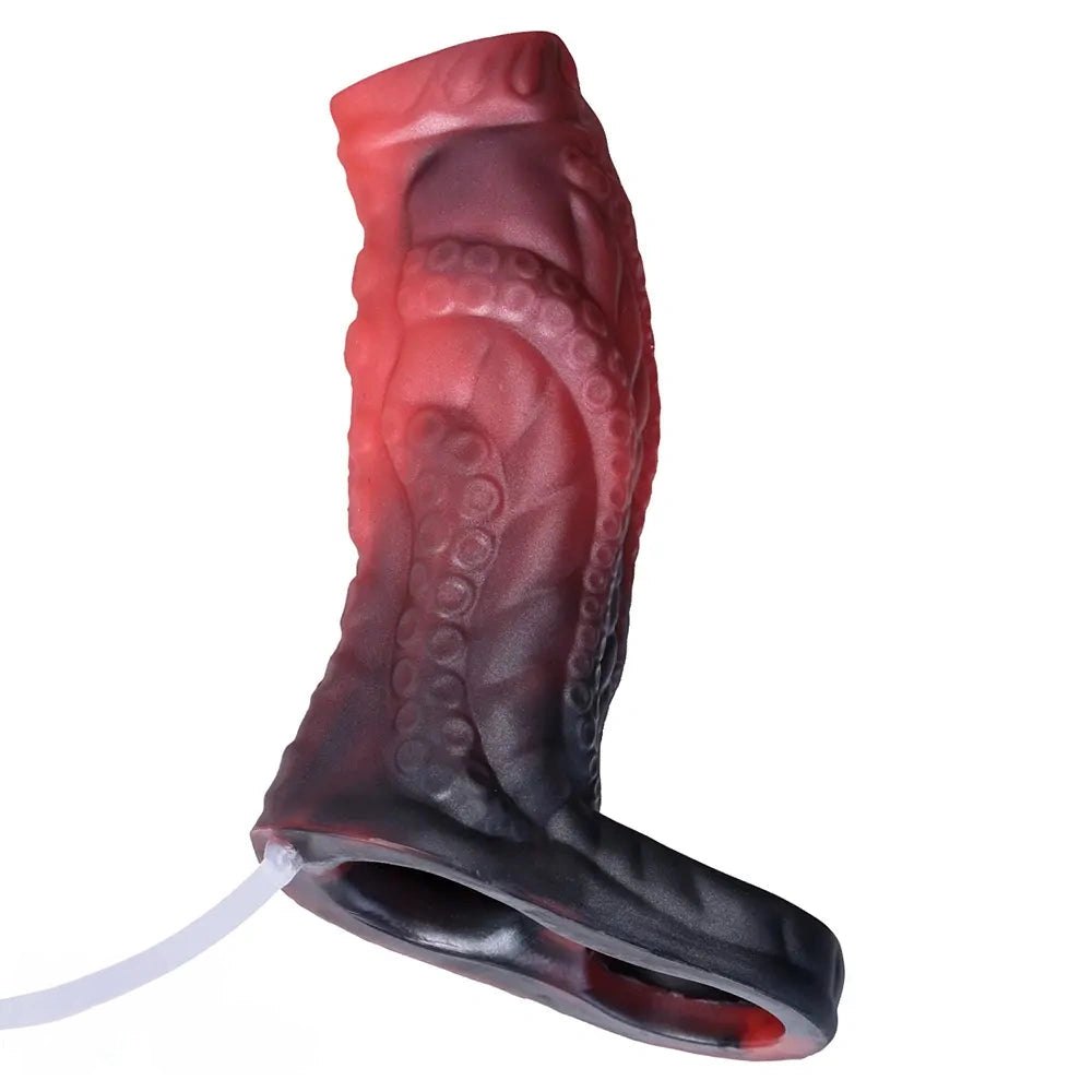 Squirting Tentacle Penis Sleeve - Cock Extension Sleeve